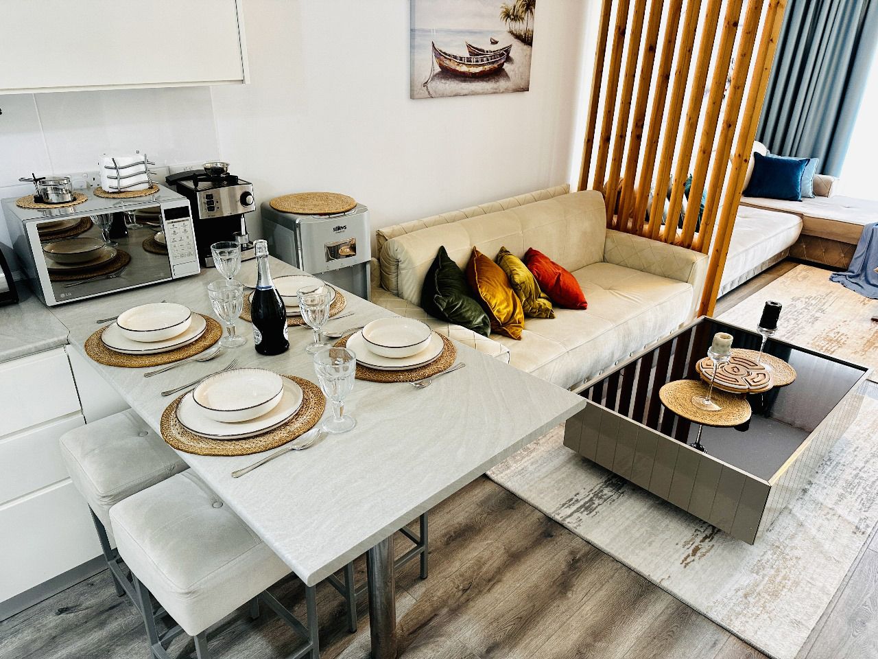 2-комнатные апартаменты 65 м² с террасой 15 м² в курортном комплексе — фото 7
