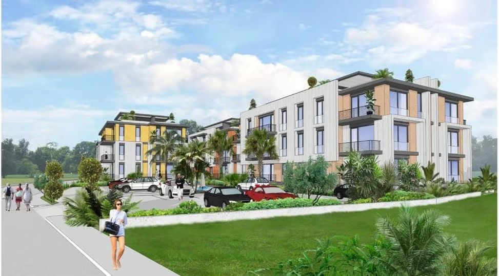 2-комнатные апартаменты 58 м² с балконом 5 м² в новом и тихом комплексе в Алсанджаке — фото 2