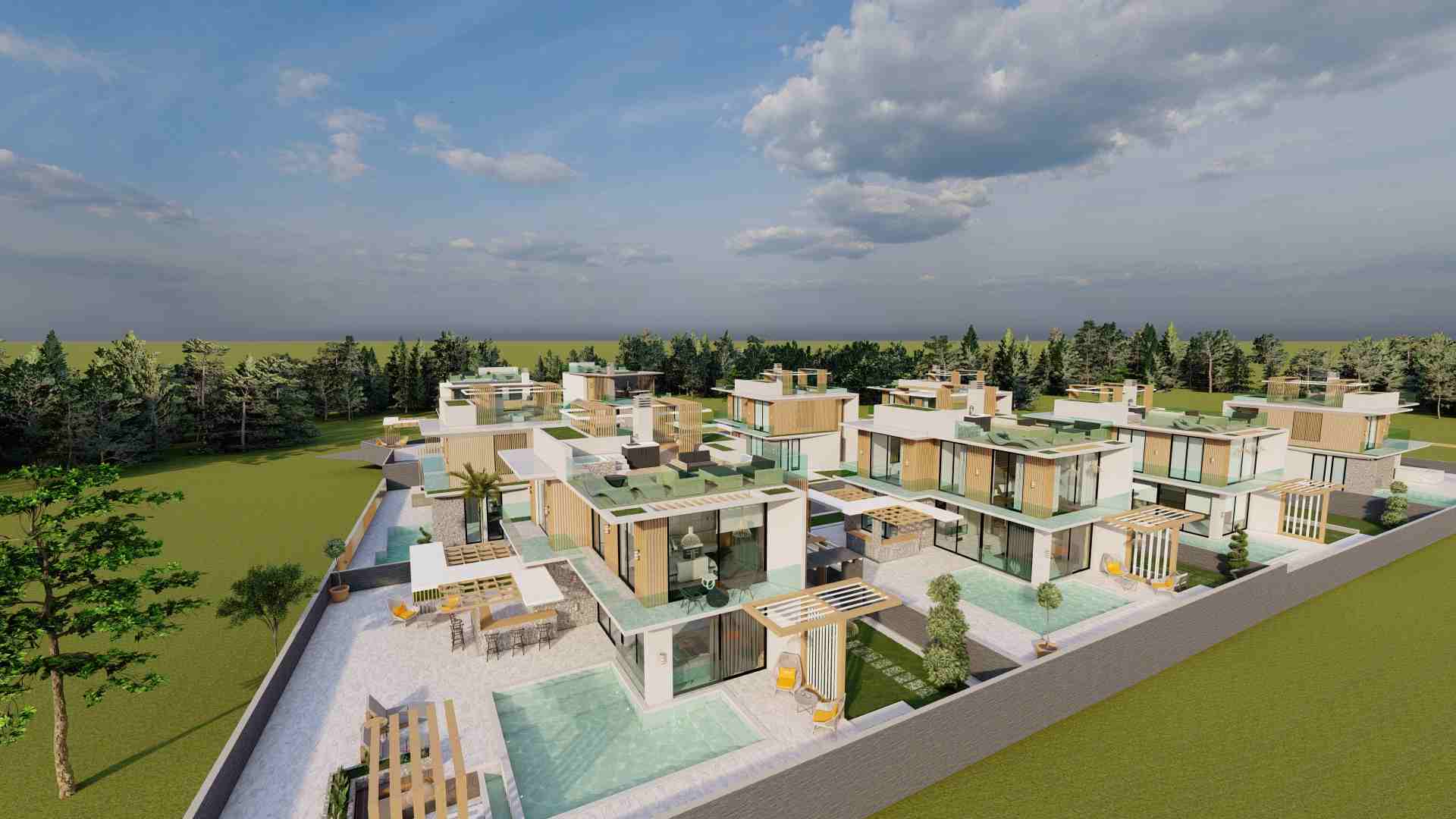 4-комнатная вилла 194 м² с террасой на крыше 80 м² и личным бассейном — фото 8