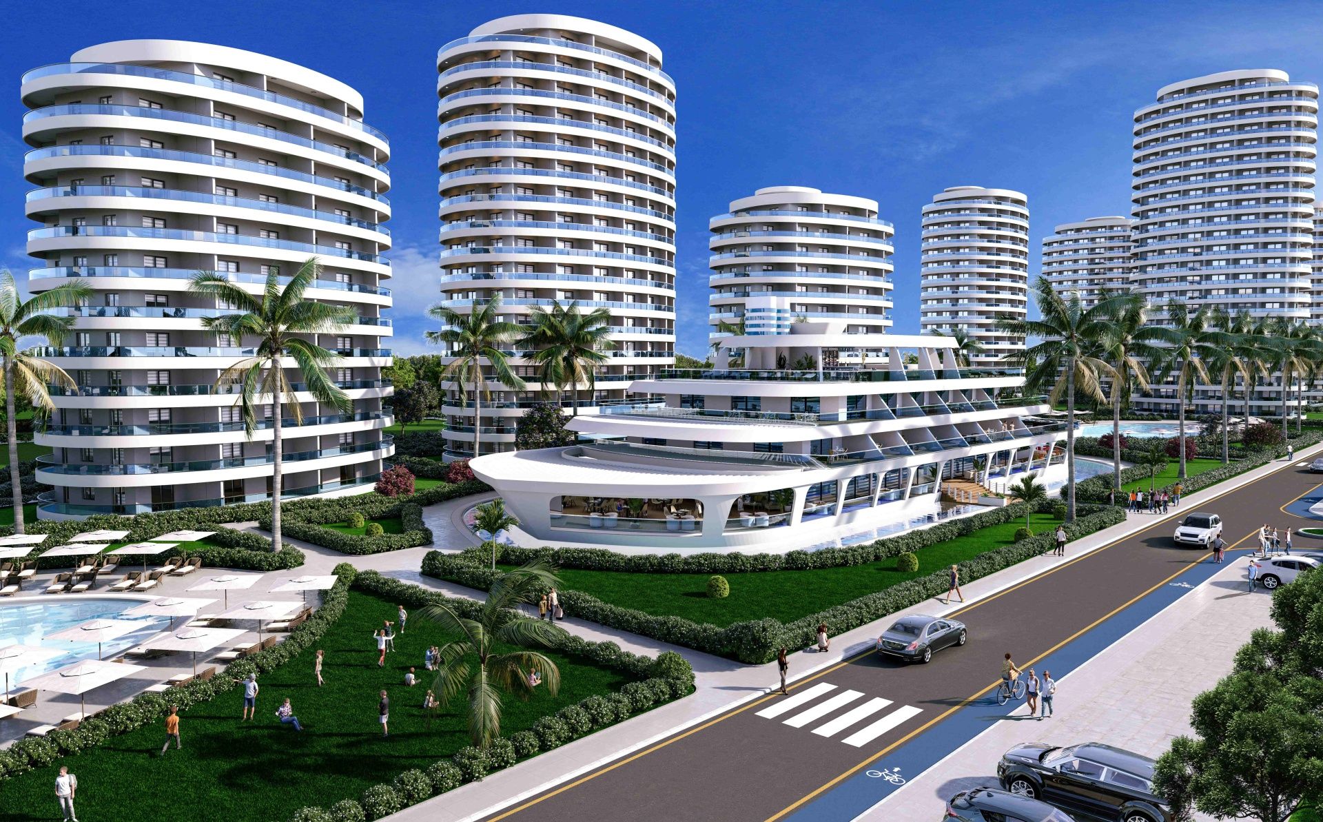 3-комнатные апартаменты 125 м² с террасой в элитном комплексе в 800 метрах от пляжа — фото 24