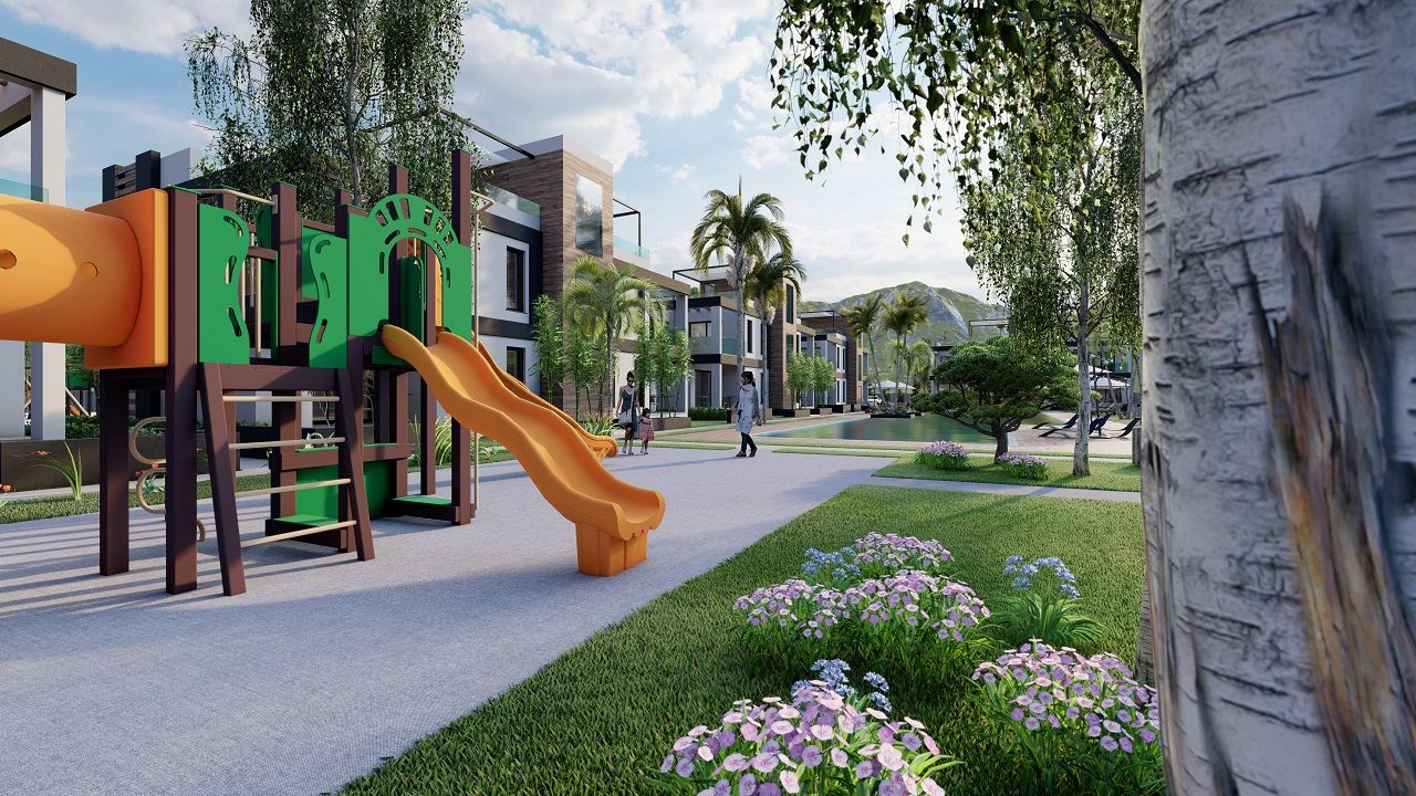 Квартира 2+1 (80 м²) с садом в новом комплексе в Боазе — фото 19