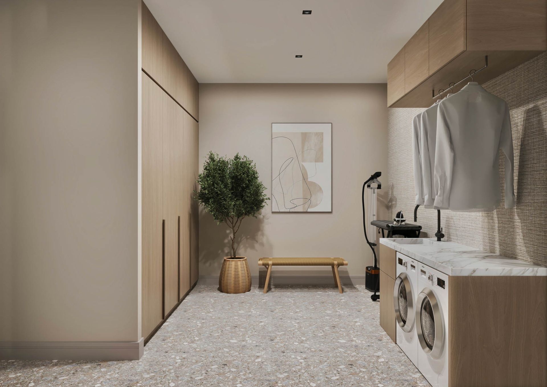 5-комнатная вилла 383 м² с полным дизайн-пакетом и террасой на крыше 139 м² и бассейном  — фото 62