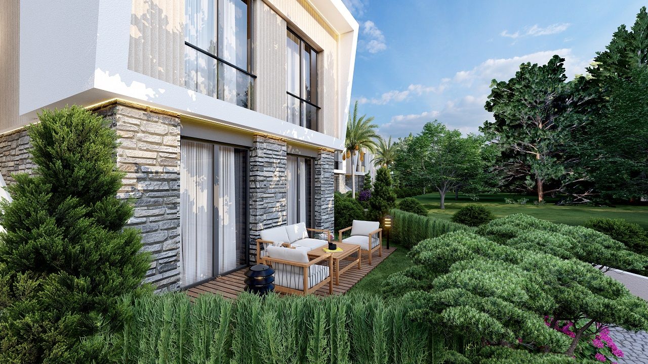 2-комнатные апартаменты 50 м² с балконом и садом в Алсанджаке — фото 5