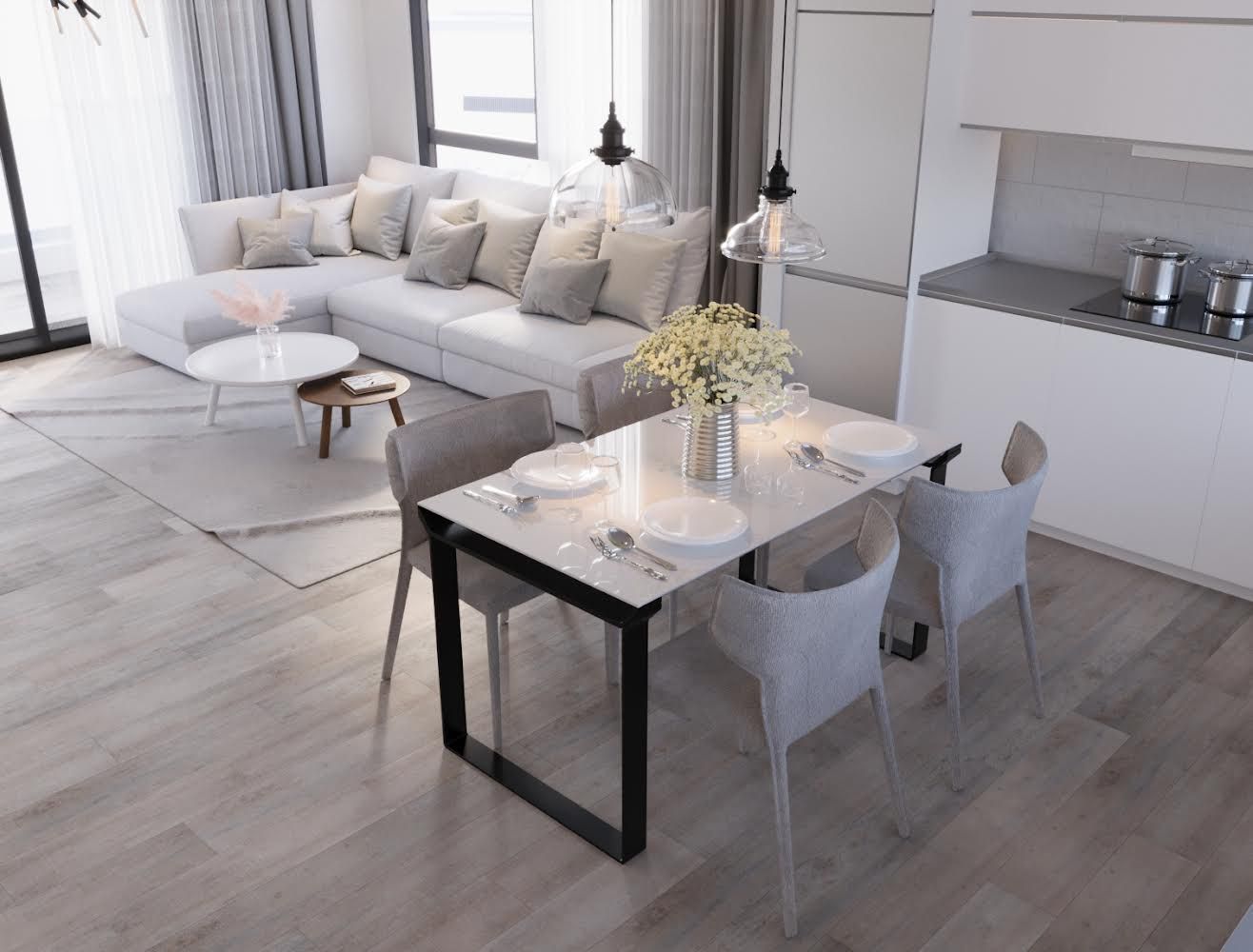 2-комнатный пентхаус 65 м² с террасой на крыше 55 м² в красивом комплексе на берегу моря — фото 7