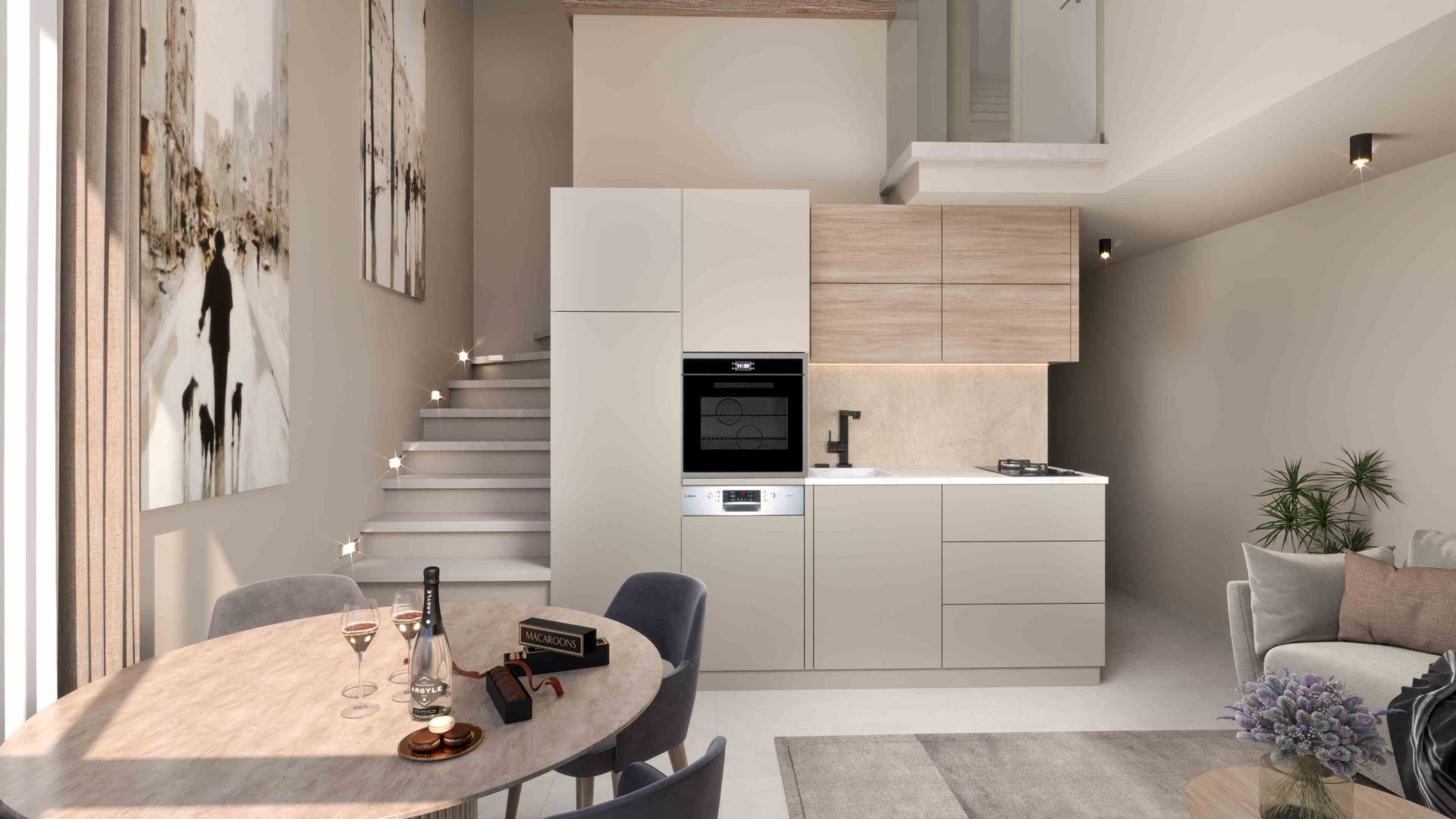 3-комнатный пентхаус loft 106 м² с двумя террасами в комплексе с частным пляжем — фото 3