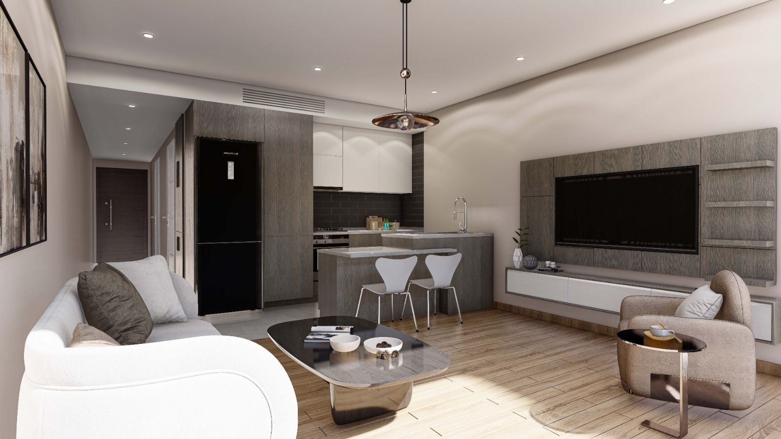 Двухкомнатная квартира 81 м² в новом комплексе в Татлысу — фото 10