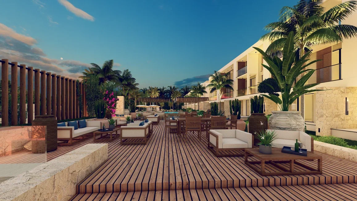 Квартира 2+1 (60 м2) с террасой в комплексе с видом на горы и море — фото 12