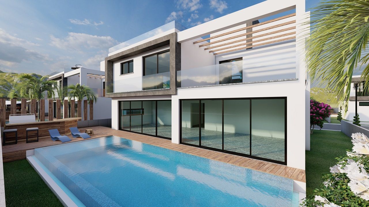 Современная вилла 3+1 (210 м²) с участком земли в новом комплексе в Боазе — фото 12
