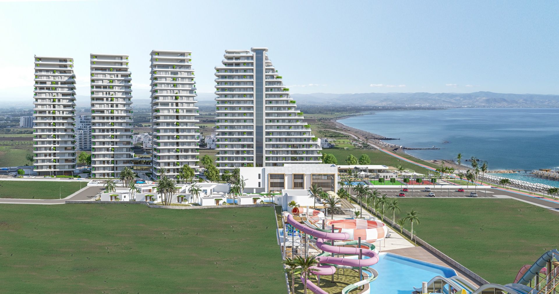 Квартира 2+1 (80 м2) с террасой 18 м2 в новом комплексе в Гюзельюрте — фото 12