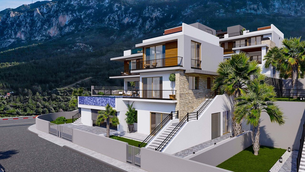 Вилла 5+2 (428 м²) с бассейном в новом комплексе в Лапте — фото 12