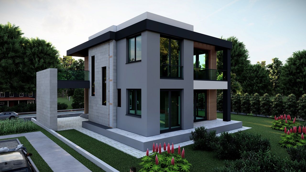 Вилла 4+1 (250 м²) с участком земли в новом комплексе в Лапте — фото 5