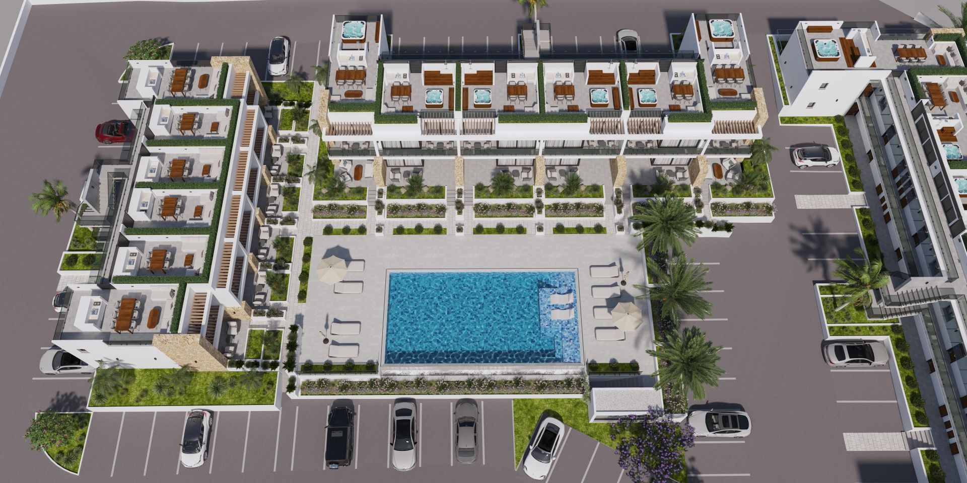 2-комнатные апартаменты 65 м² с террасой 15 м²  в 400 метрах от моря! — фото 25