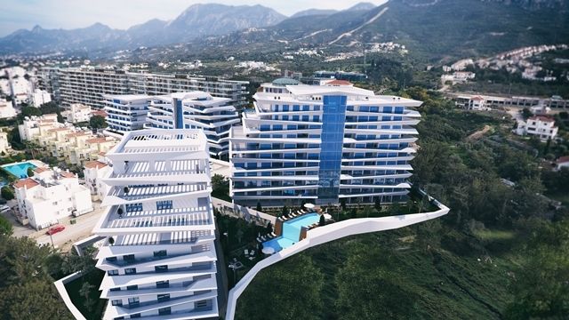 Элитные 3-комнатные апартаменты 112 м² в центре Кирении