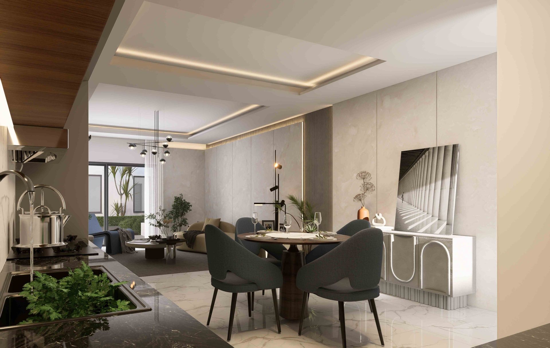 3-комнатные апартаменты 110 м² с террасой 13 м² в курортном комплексе — фото 42