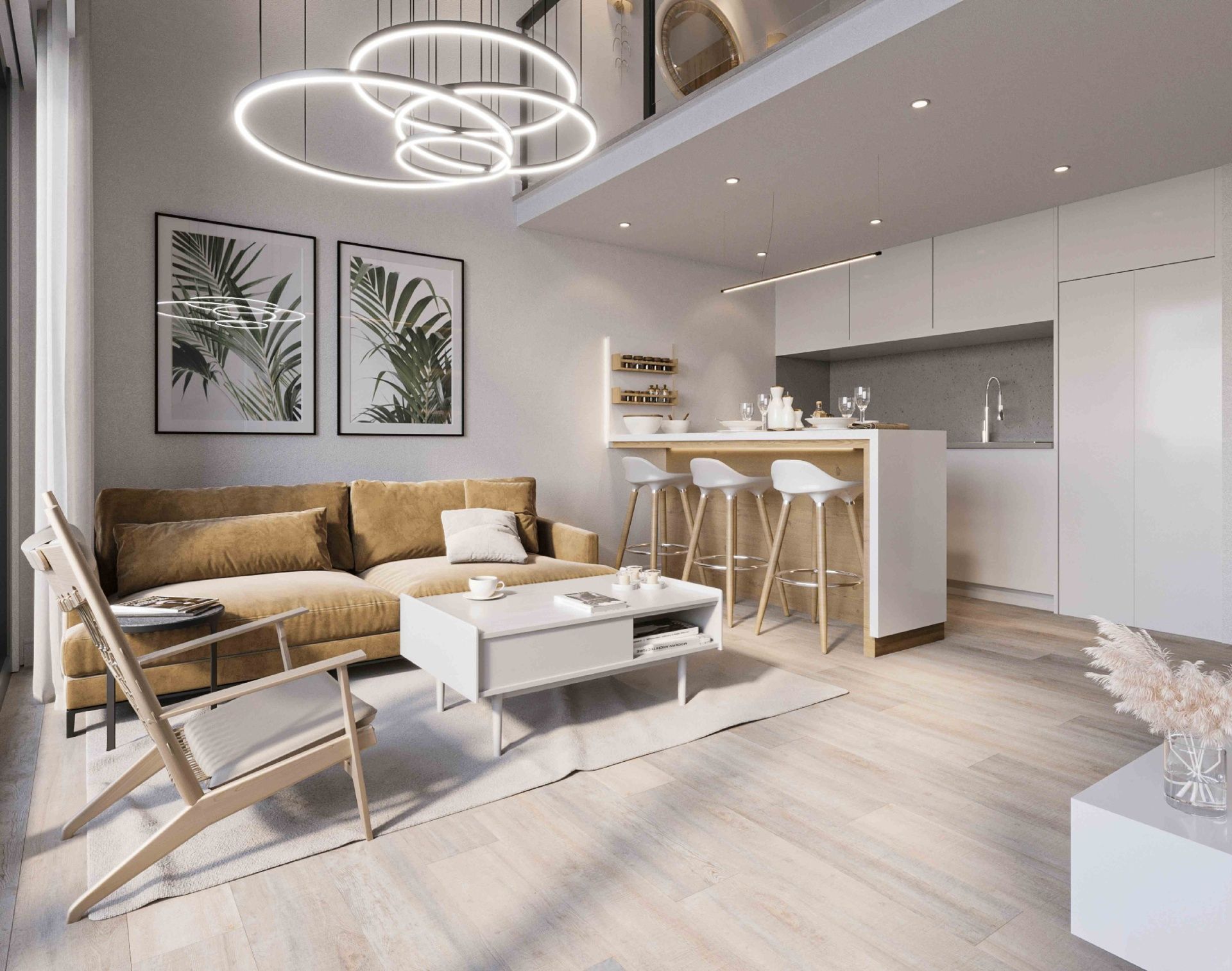 2-комнатные апартаменты loft 75 м² в комплексе с частным пляжем — фото 5