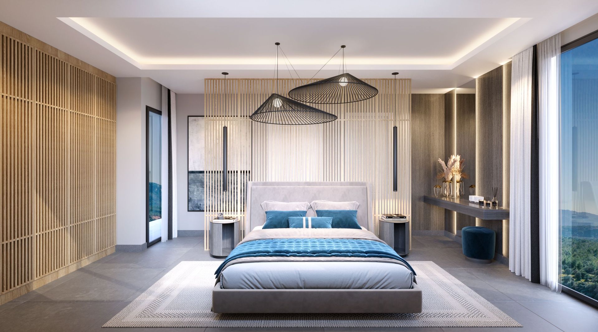 2-комнатная квартира Loft Penthouse 62 м2 + две террасы: 12 м2 и 30 м2 в новом роскошном комплексе в Эсентепе — фото 22