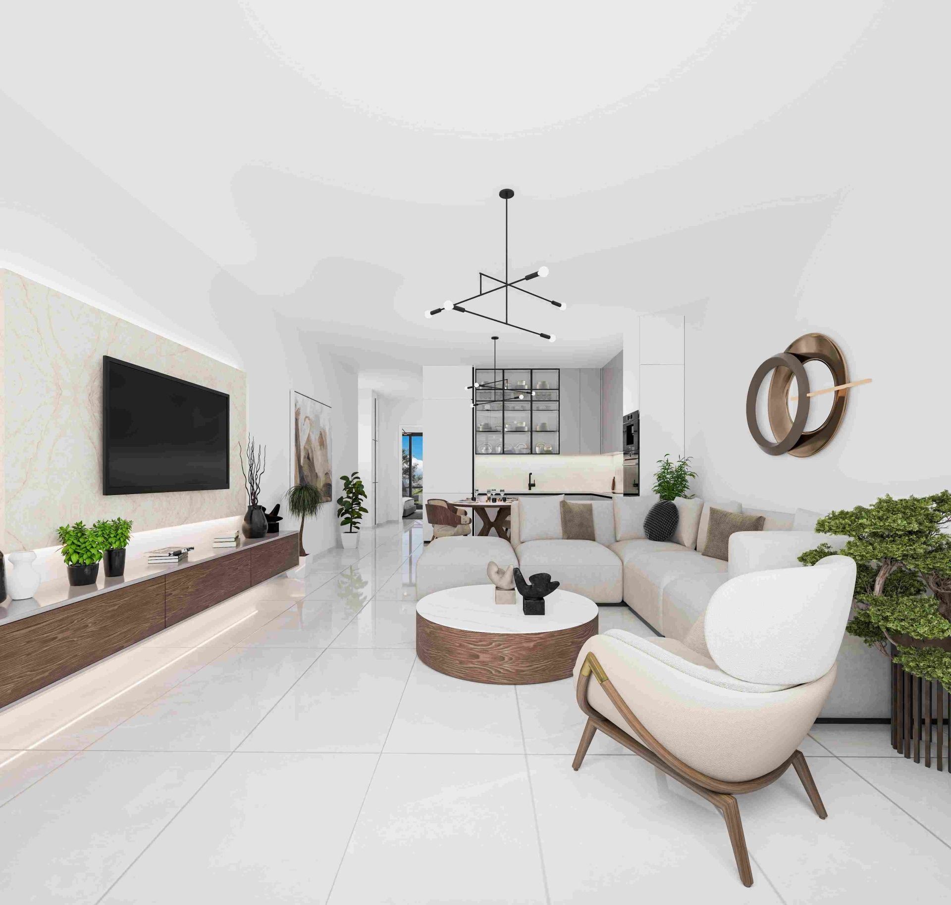 3-комнатные апартаменты 122 м² с террасой 18,8 м² в центре Лонг Бич — фото 12