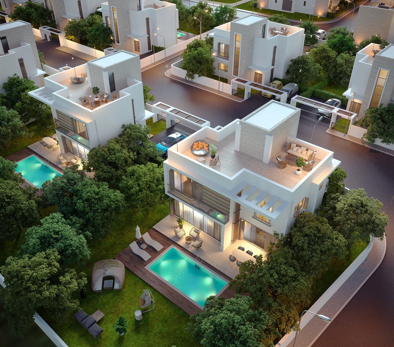 Студия 46 м² с садом в шикарном комплексе в Искеле — фото 33