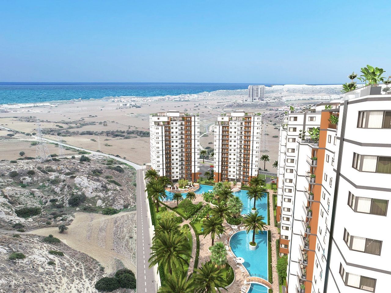 Двухкомнатная квартира 45м² в новом комплексе в Боазе — фото 10