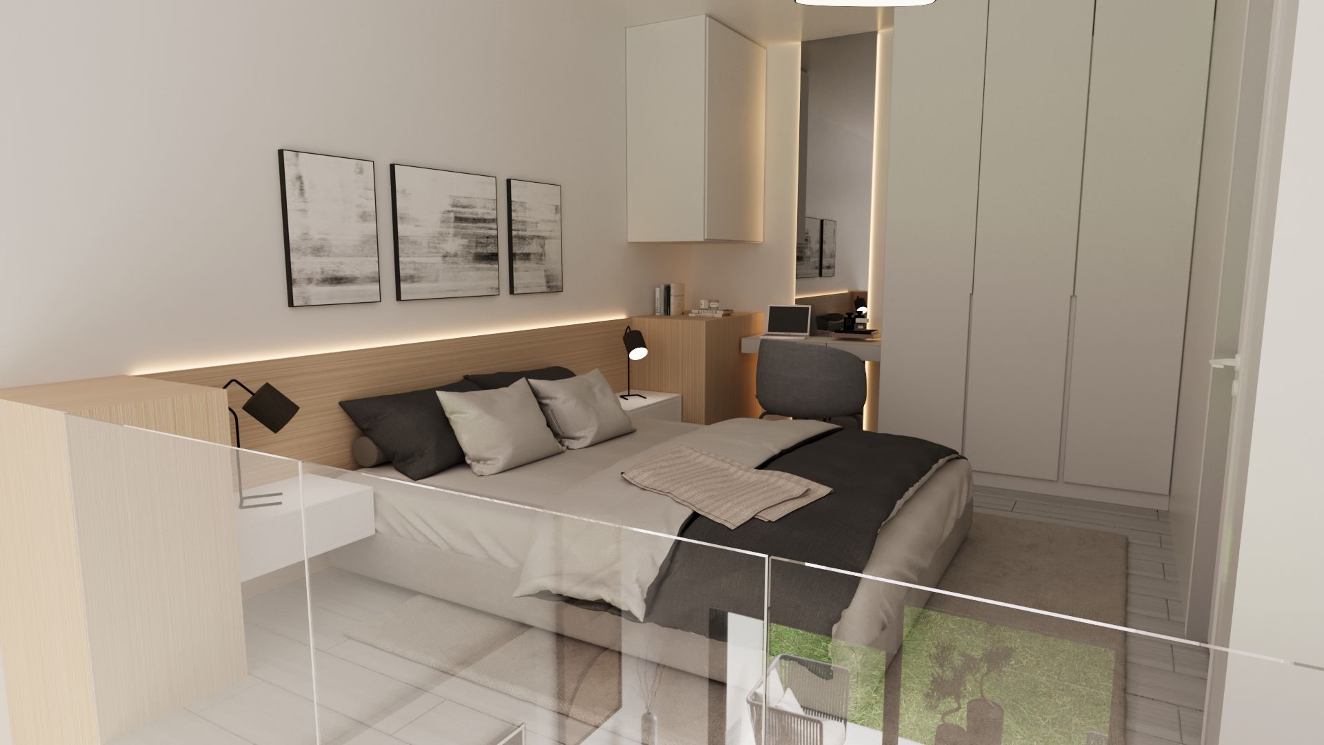 Квартира 1+1 ( 69 м²) Duplex с балконом в новом комплексе в Боазе — фото 1