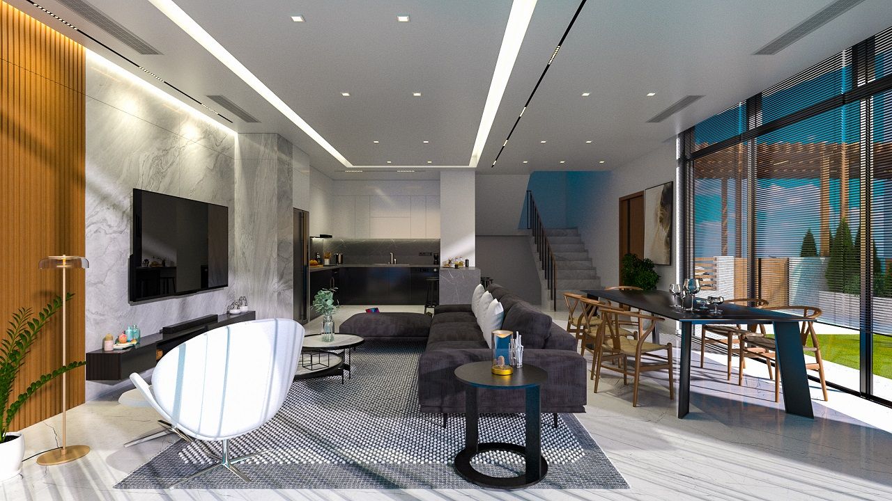 Вилла Duplex 3+1 (176 м² ) с террасой 80 м² рядом с Karpaz Gate Marina — фото 17