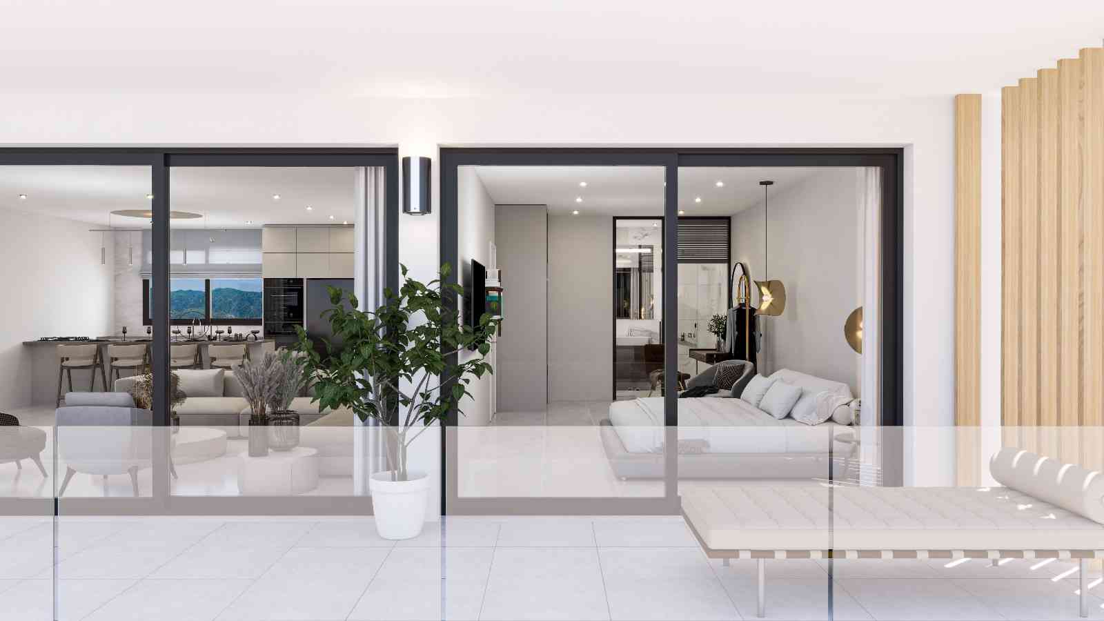 Двухуровневые 3-комнатные апартаменты 90 м² с двумя террасами: одна 18 м² и вторая на крыше 45 м² — фото 28