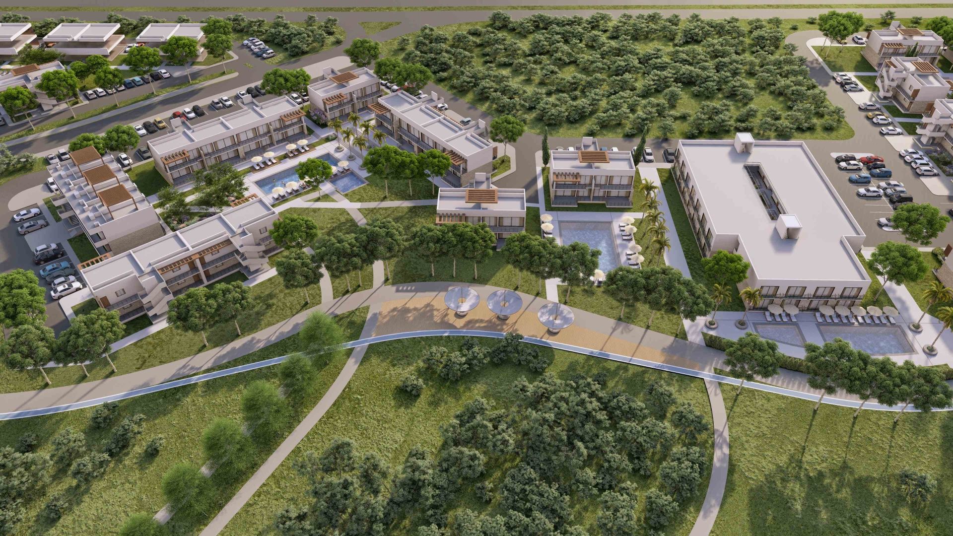 Студия 41 м² в комплексе с уникальной инфраструктурой у моря — фото 29