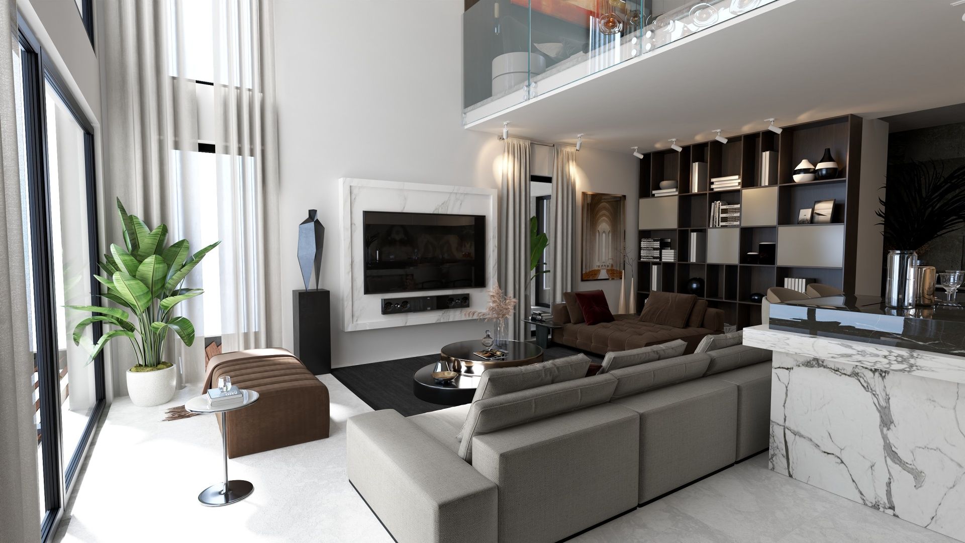 4-комнатный пентхаус loft 150м² с собственным участком в 5 минутах от пляжа — фото 22