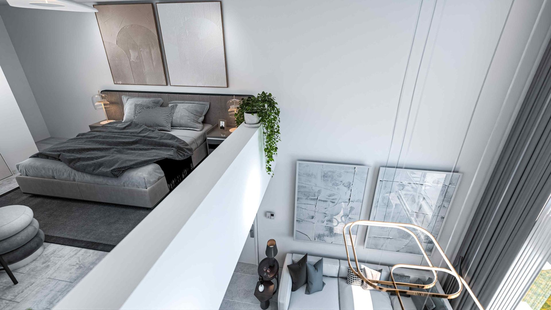3-комнатные апартаменты loft 125 м² с террасой в Енибогазичи — фото 16