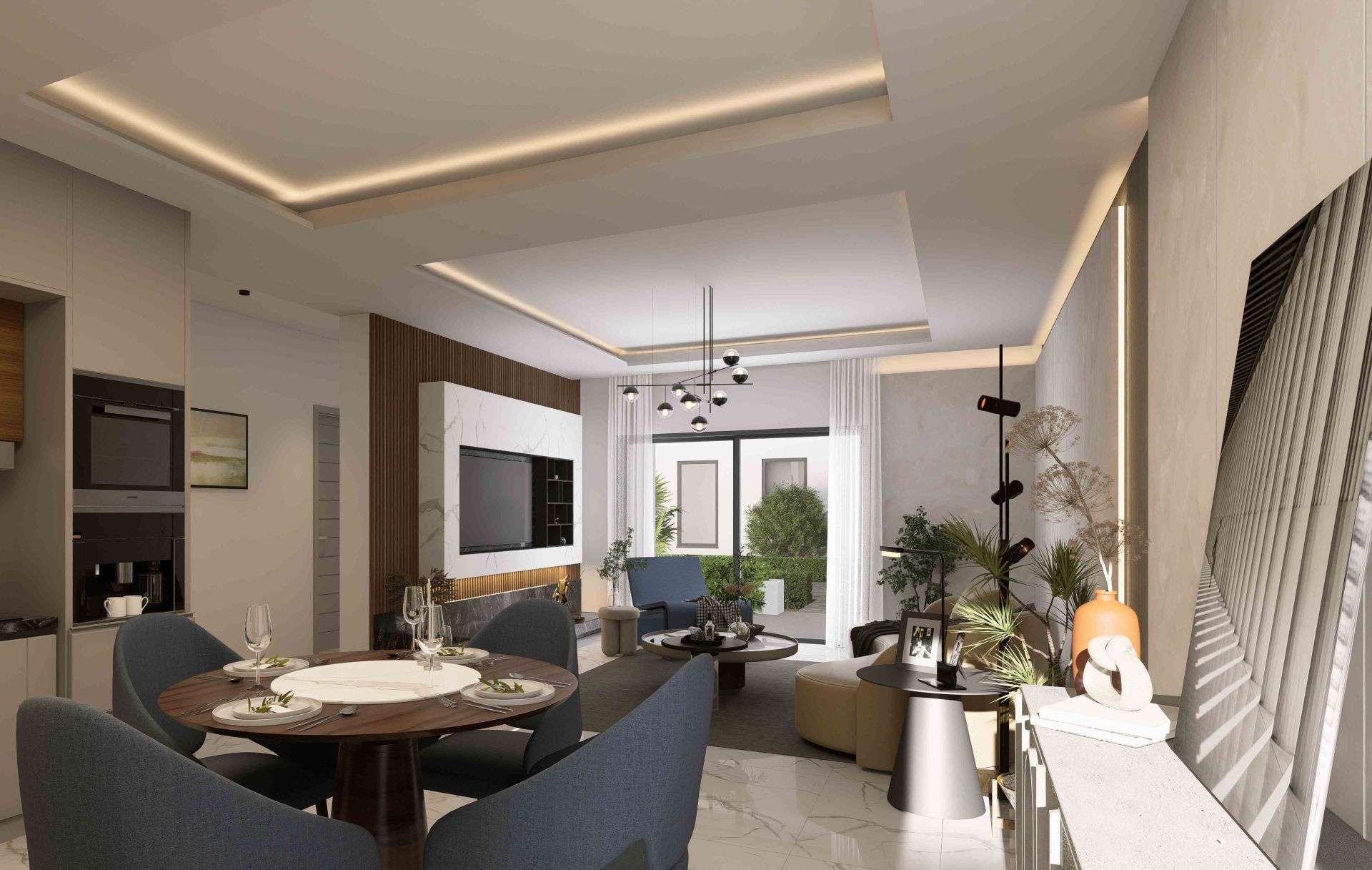 3-комнатные апартаменты 110 м² с террасой 13 м² в курортном комплексе — фото 40