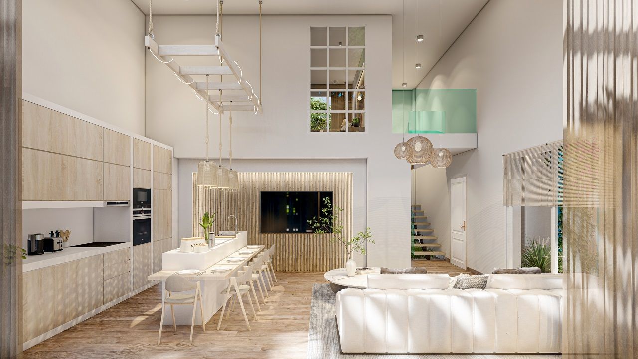 Квартира 2+1 Loft 127м2 в новом комплексе в Искеле — фото 9