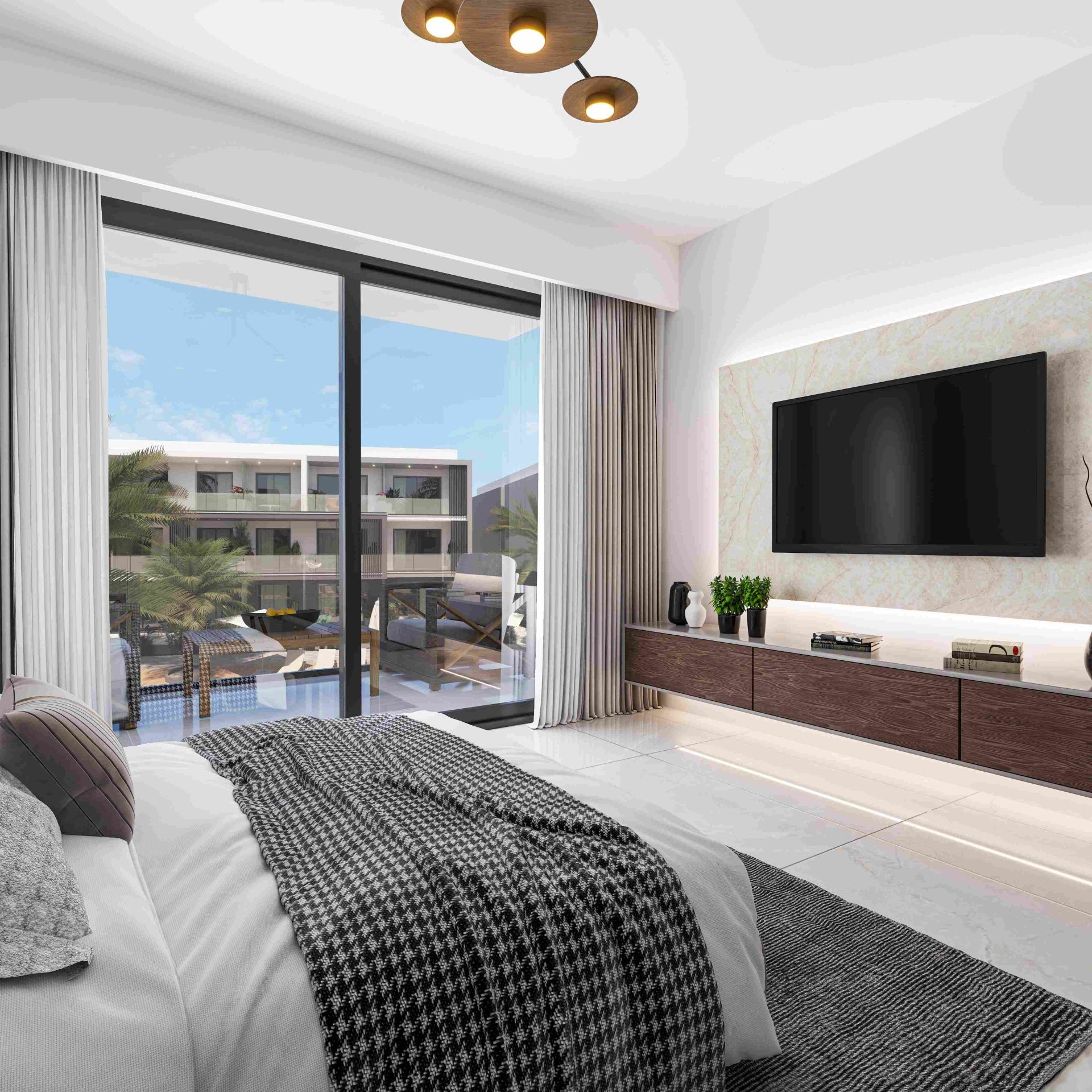 Студия 51 м² с балконом 5,5 м² в центре Лонг Бич — фото 11