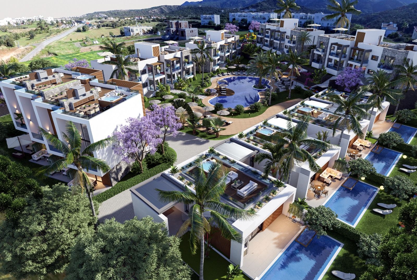 2-комнатные апартаменты 57 м² с мебелью и техникой в элитном комплексе в Эсентепе — фото 1