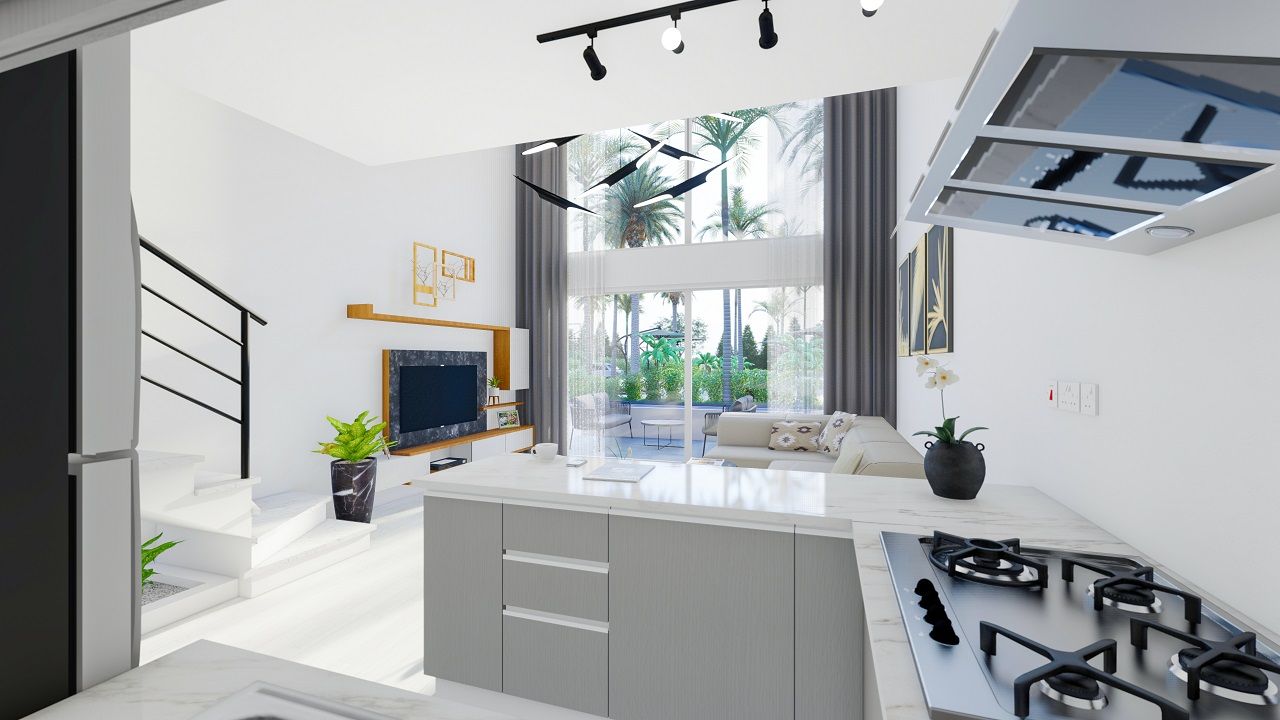 2-комнатные апартаменты loft 56 м² в новом комплексе в 600 метрах от пляжа — фото 8