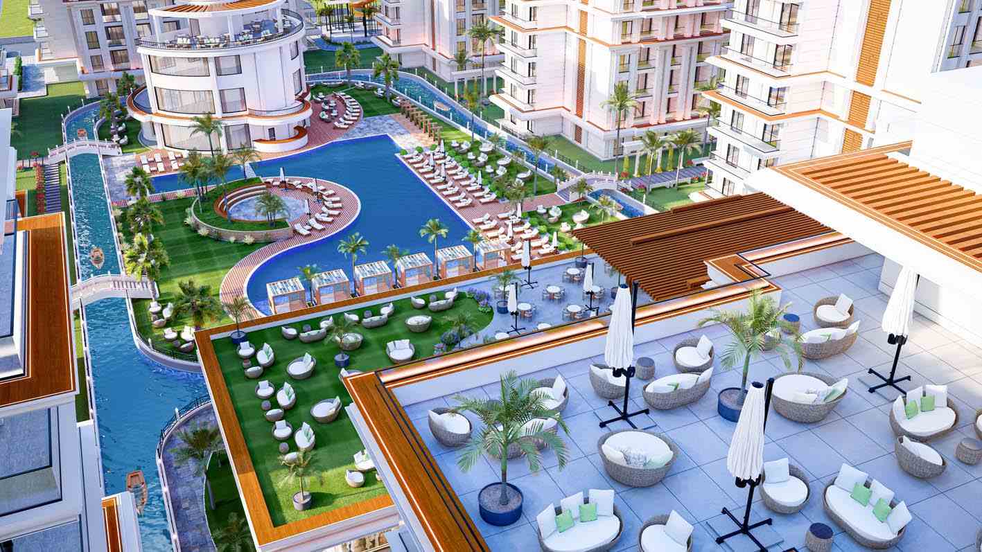 2-комнатные апартаменты 60 м² с террасой 10 м² в элитном комплексе