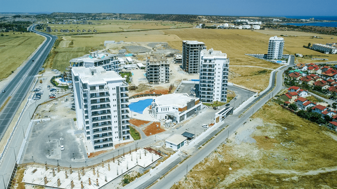 2-комнатные апартаменты 63 м² в 300 метрах от песчаного пляжа