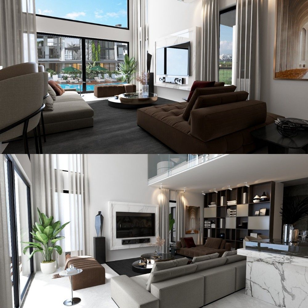 4-комнатный пентхаус loft 150м² с собственным участком в 5 минутах от пляжа — фото 17
