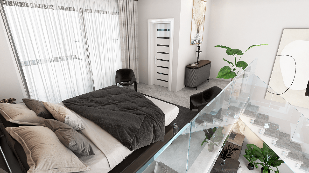 3-комнатные апартаменты 150 м² с большой террасой 45 м² в 5 минутах от пляжа — фото 23