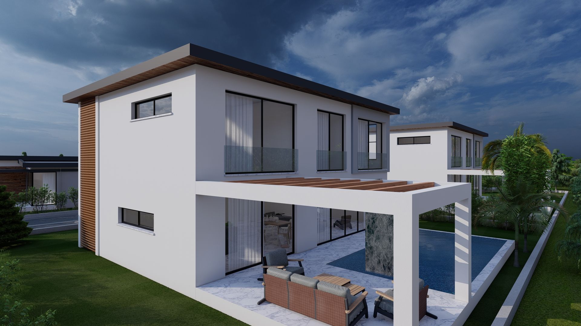 Красивое Бунгало Duplex 3+1 (180 м2) в современном комплексе  — фото 4