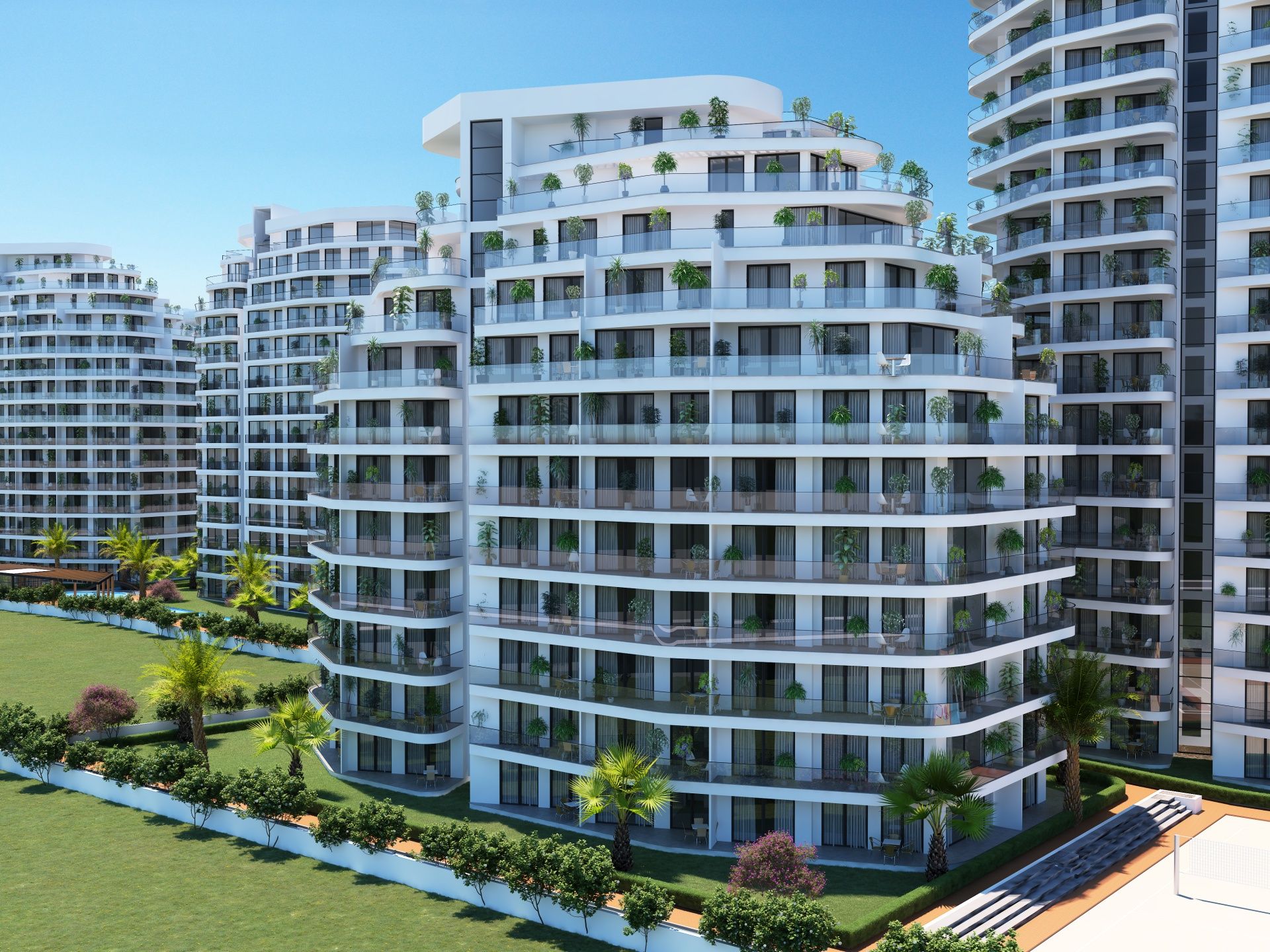 Студия 34 м2 в шикарном комплексе в Газиверене — фото 2