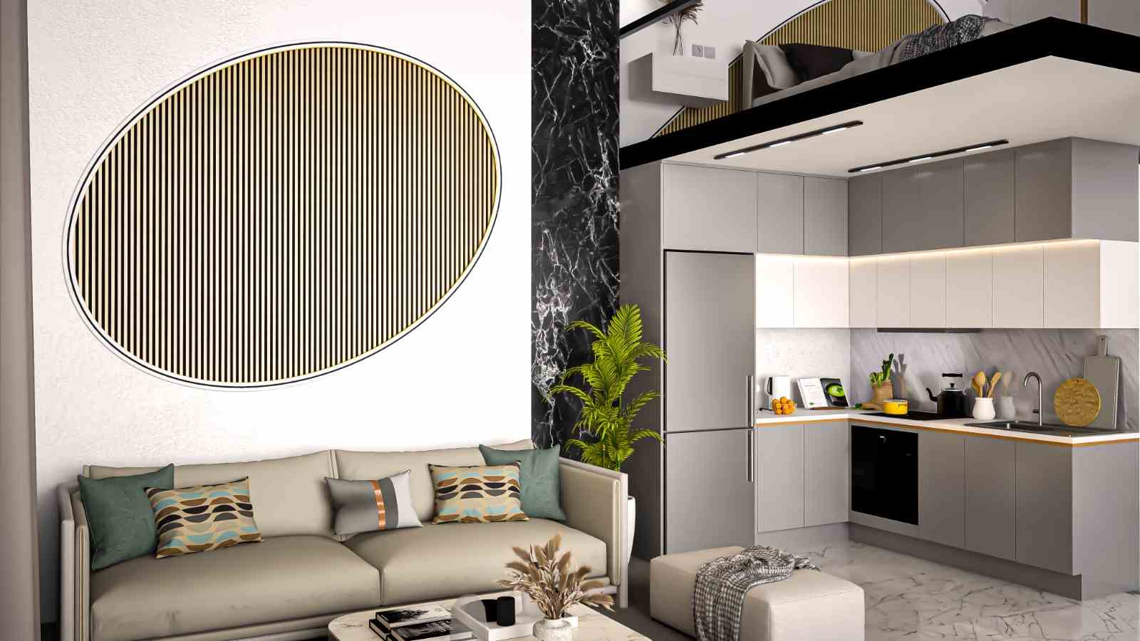 2-комнатные апартаменты 87 м² с террасой 14 м² в курортном комплексе — фото 42