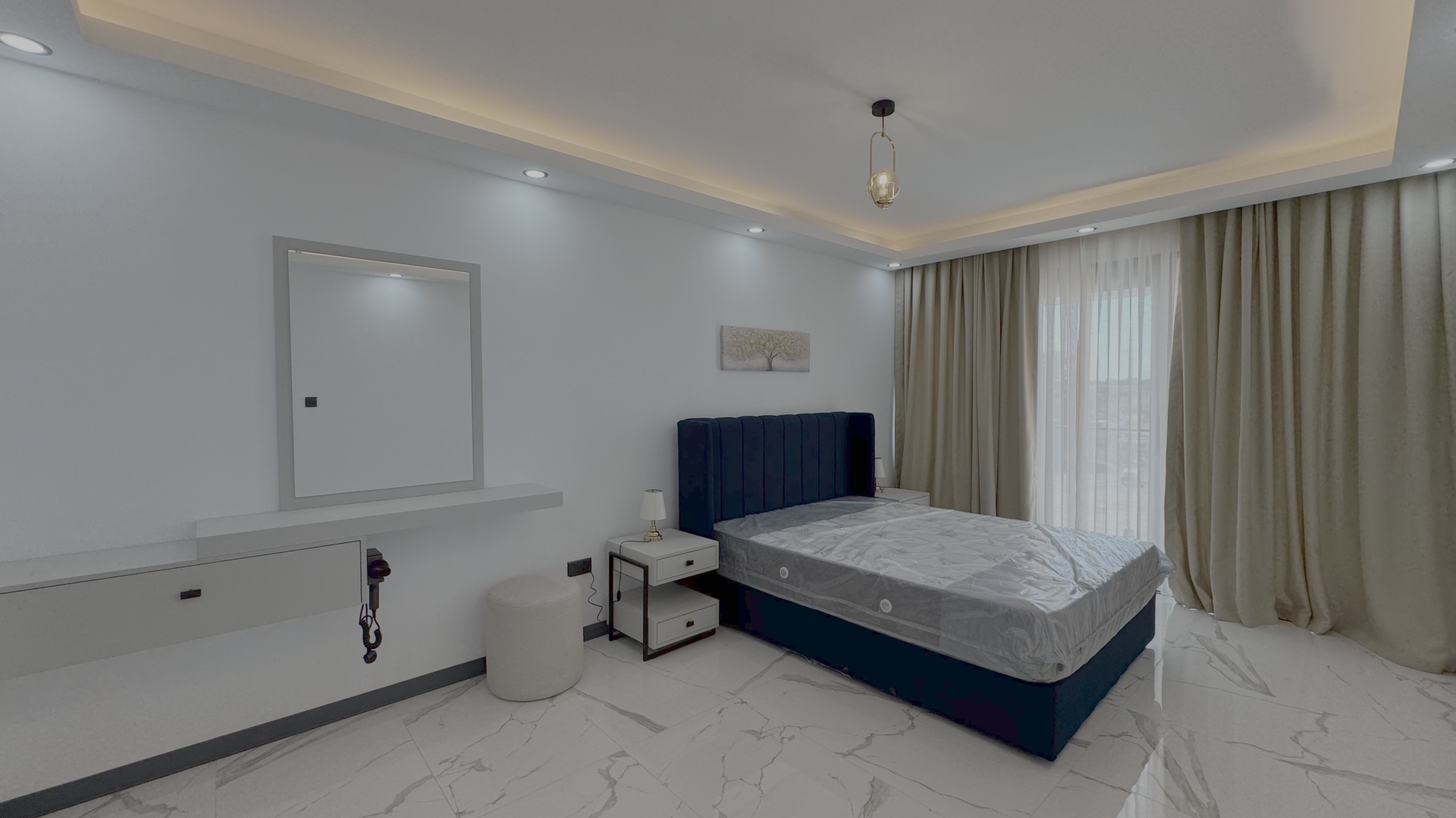 Квартира 1+1 Loft 74 м² с палисадником в красивом комплексе в Каршияке — фото 9