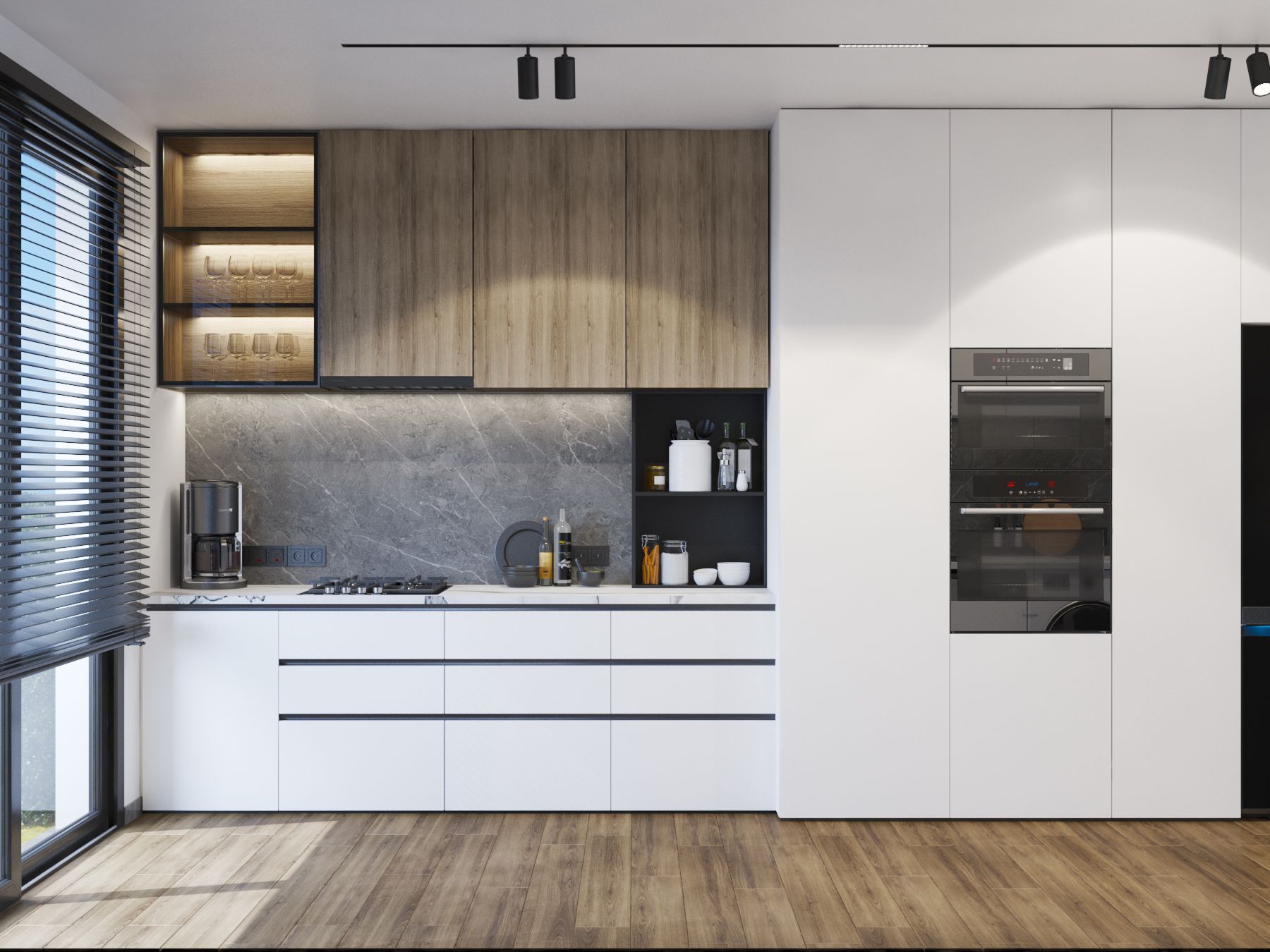 Современная вилла 2+1 (110м²) рядом с морем в новом комплексе в Лапте — фото 11