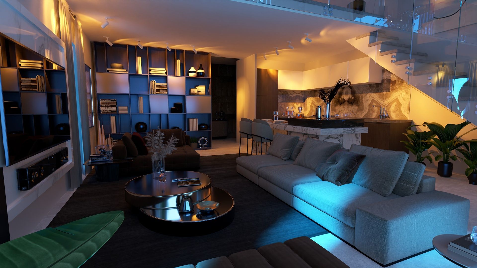 4-комнатный пентхаус loft 150м² с собственным участком в 5 минутах от пляжа — фото 24