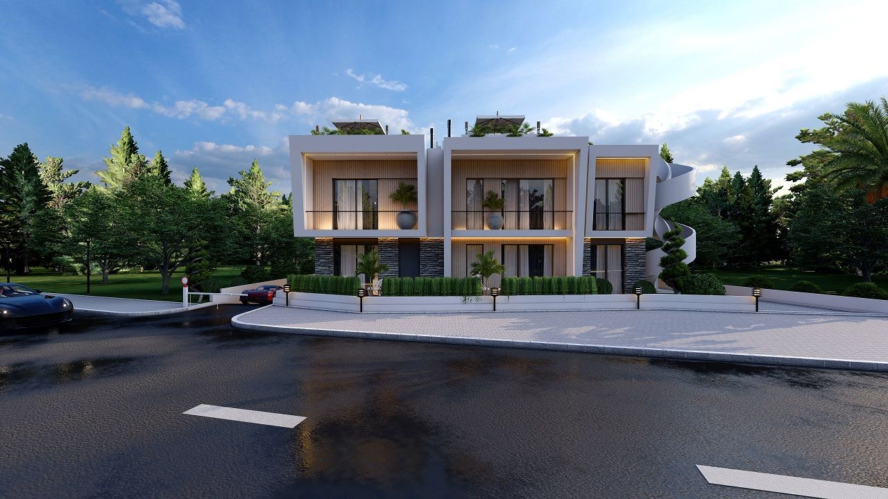 Трехкомнатная квартира 70 м2 с балконом и садом в Алсанджаке — фото 4
