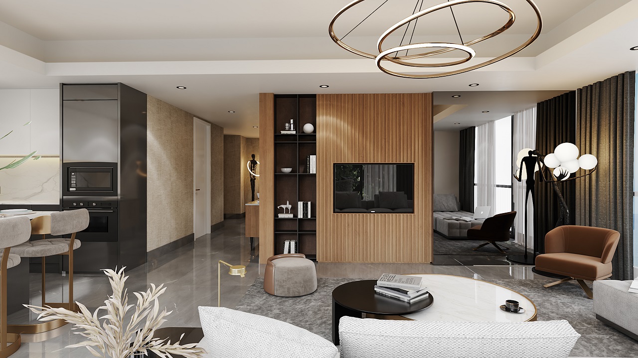 Четырехкомнатная квартира (159 м² ) в роскошном комплексе рядом с песчаным пляжем — фото 13