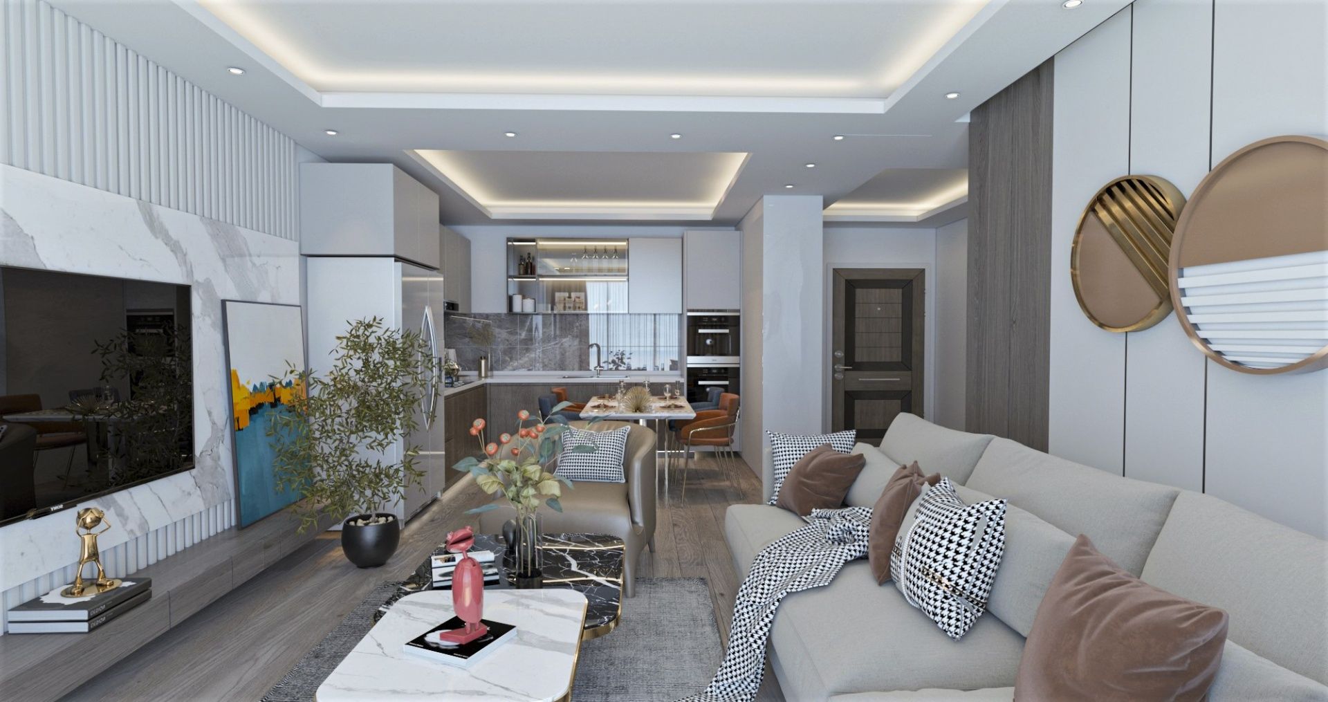 Студия 45 м² с террасой 45 м² на крыше — фото 12