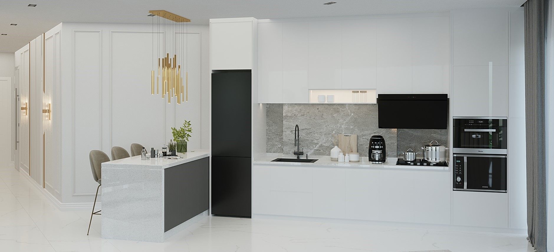 Квартира 2+1 (228м2) в красивом комплексе в Газиверене — фото 9