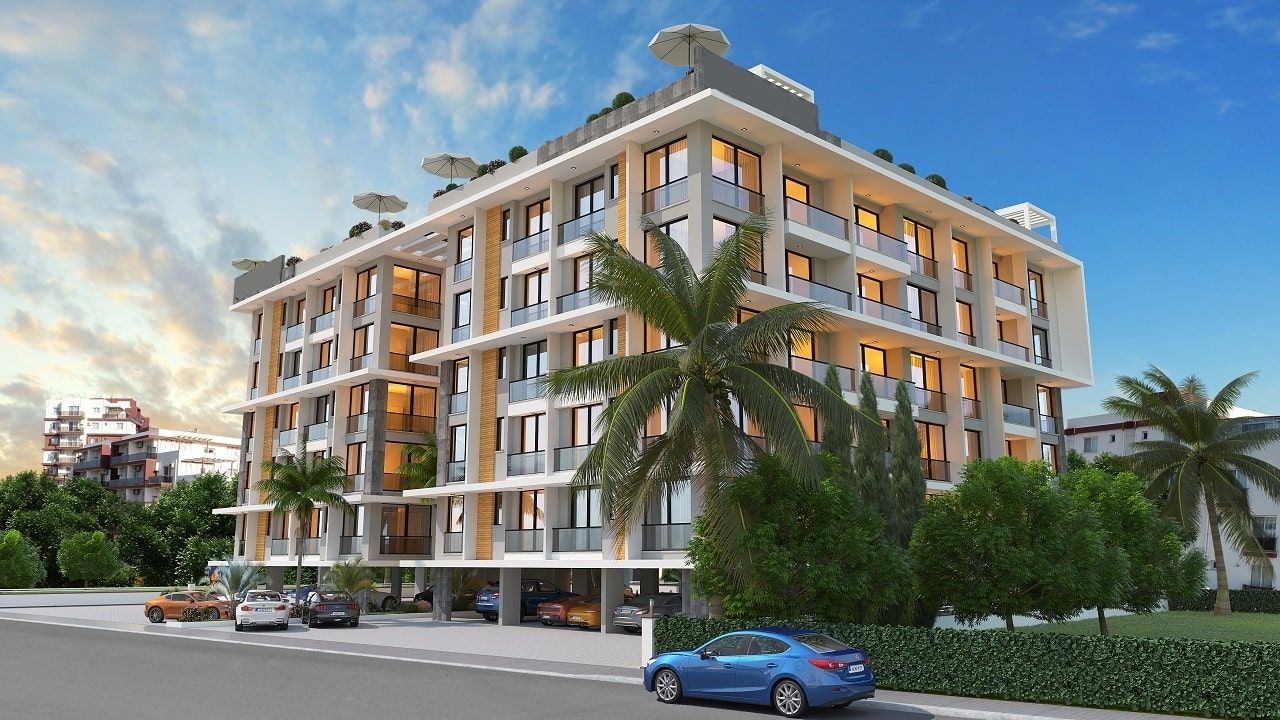 3-комнатные апартаменты 80 м² в 600 метрах от песчаного пляжа