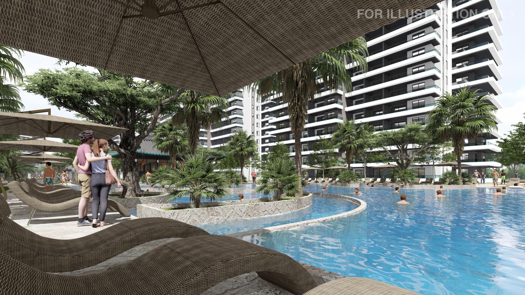 3-комнатные апартаменты 79 м² с балконом 15 м² в СПА-комплексе в 600 метрах от песчаного пляжа — фото 6